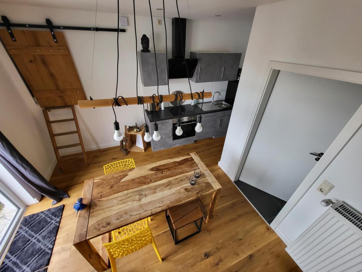 Ferienloft Ottos Werkstatt Mit Saunafass Dannenfels Buitenkant foto